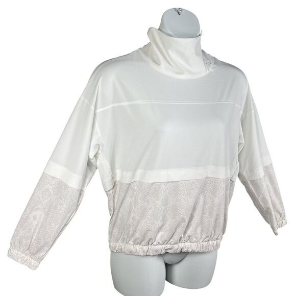 Athleta Womens S Run With It Snake Print Pullover Jacket Windbreaker Athleisure - Picture 6 of 16